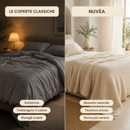 Coperta in Mussola Nuvéa™ – Morbida, Leggera e Traspirante
