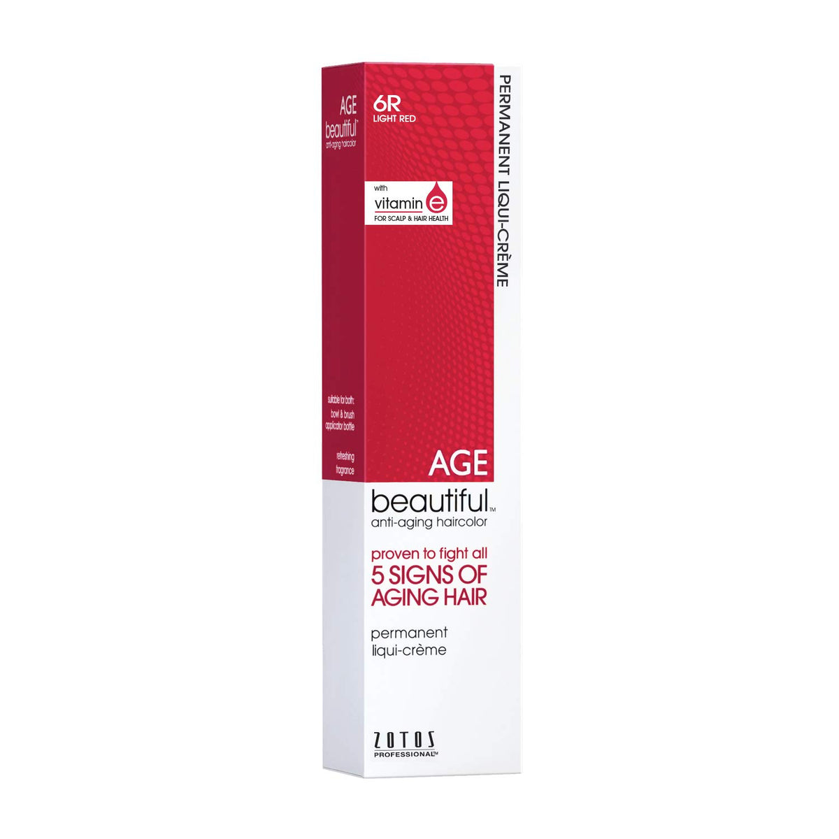 AGE beautiful Permanent Hair Color Cream, 100% Gray Coverage Hair Dye with Biotin Anti-Aging Formula for Fuller, Thicker Hair, Professional Salon Quality
