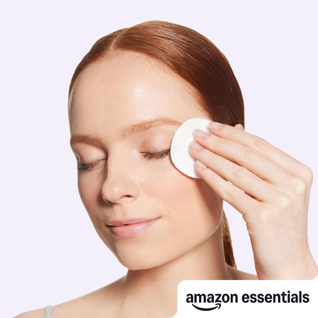 Amazon Essentials 100% Cotton Rounds, 100 Count (Previously Amazon Basics)