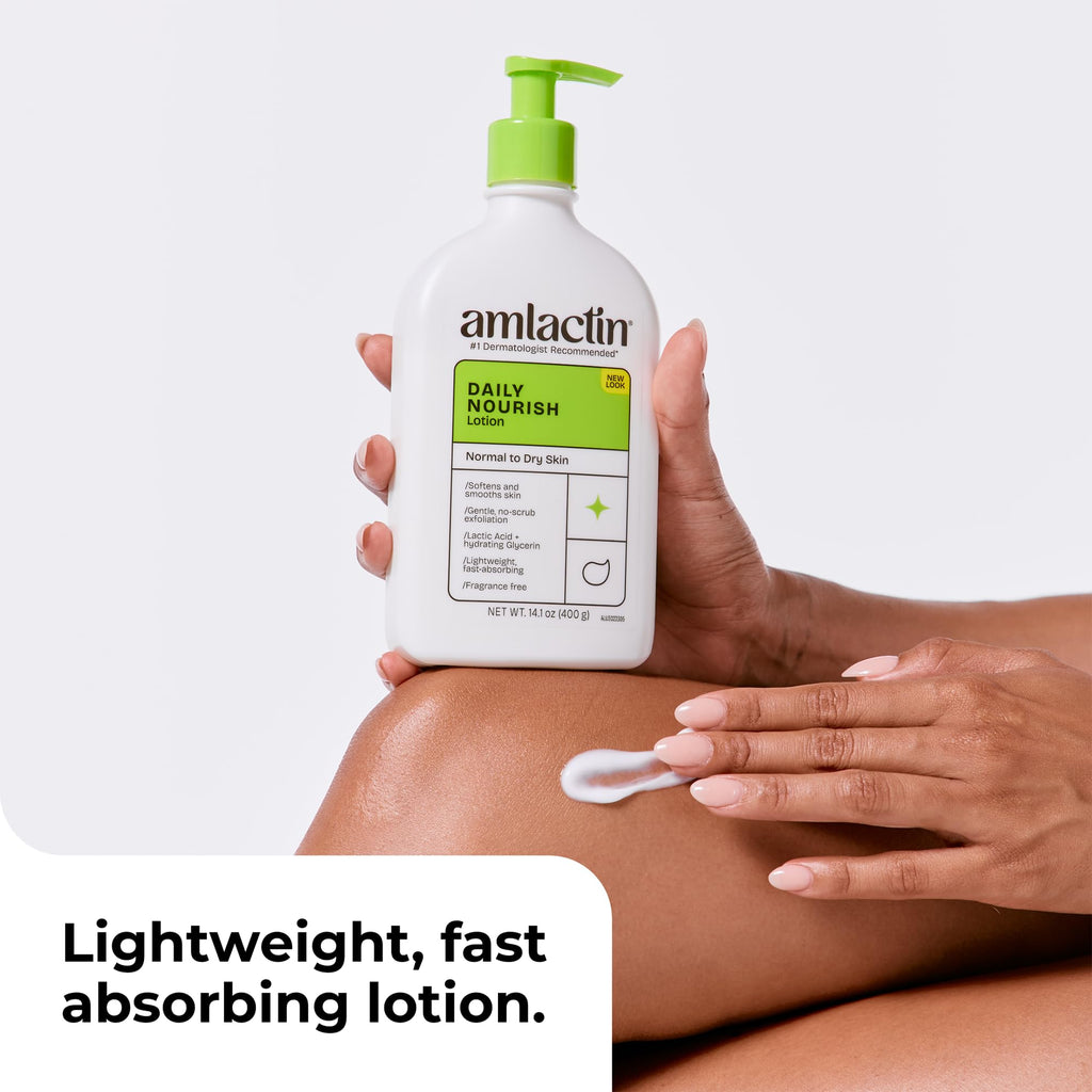 Amlactin Daily Nourish Body Lotion, 12% Lactic Acid, 14.1 oz