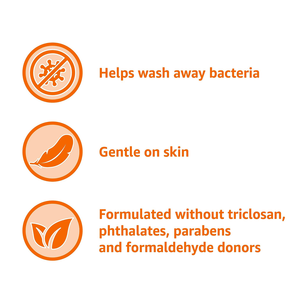 Amazon Basics Liquid Hand Soap Refill, Mango & Coconut Water Scent, Triclosan-Free, 50 Fl Oz (Pack of 4)