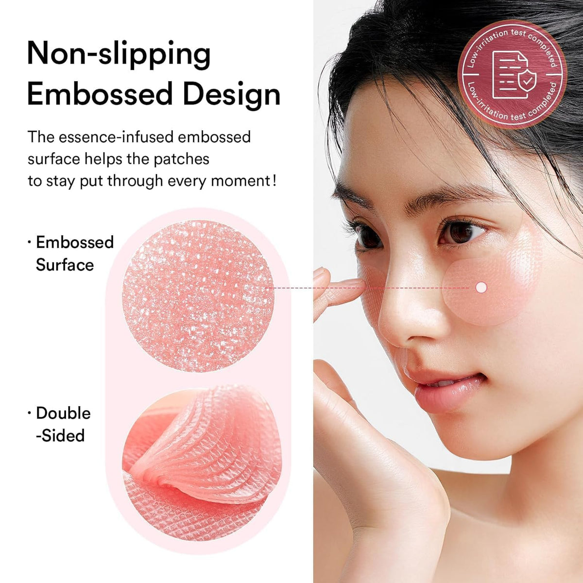 Abib Vegan Collagen Eye Patches for Wrinkles & Fine Line with Jericho Rose Jelly & Peptides, 60 Count, Korean Skin Care
