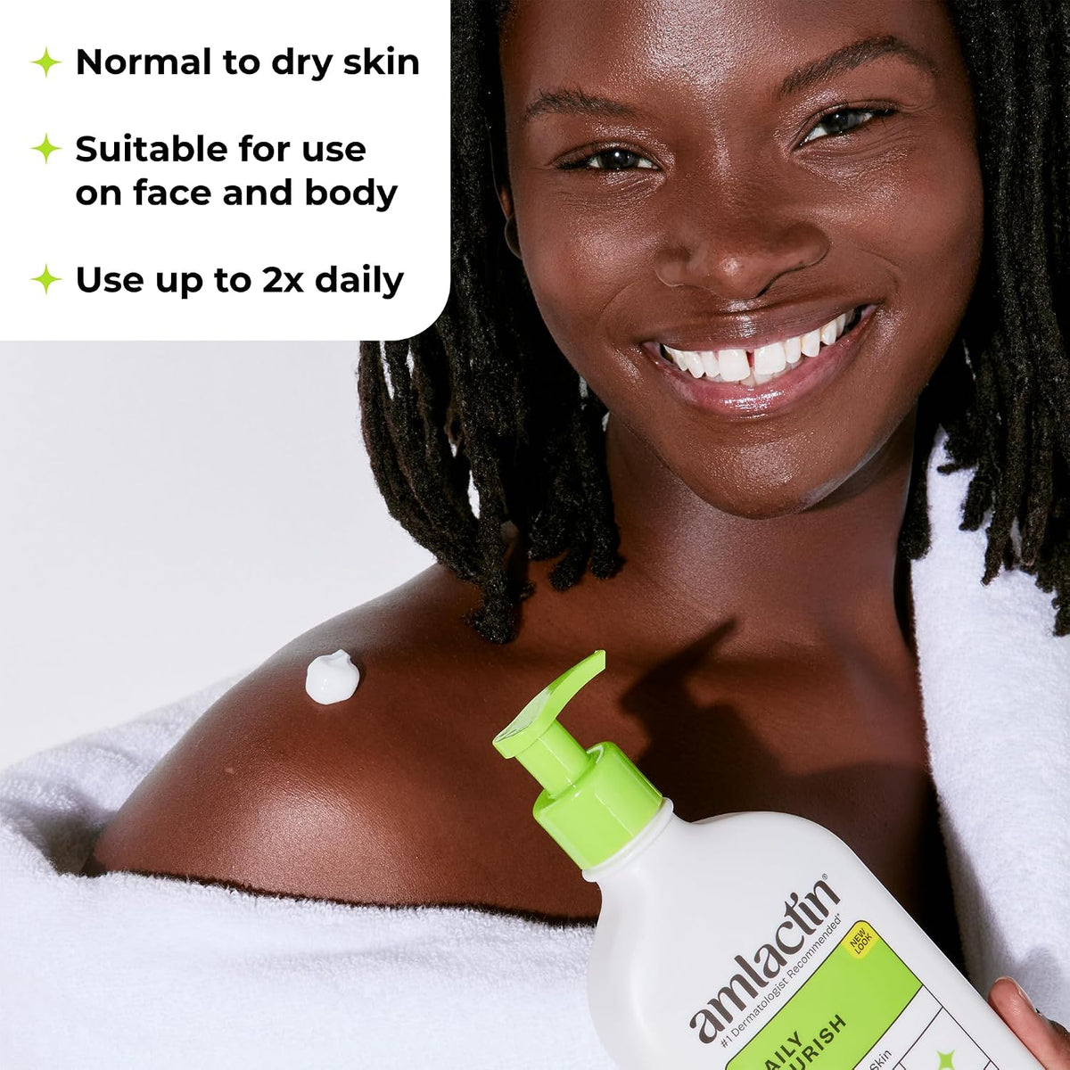 Amlactin Daily Nourish Body Lotion, 12% Lactic Acid, 14.1 oz