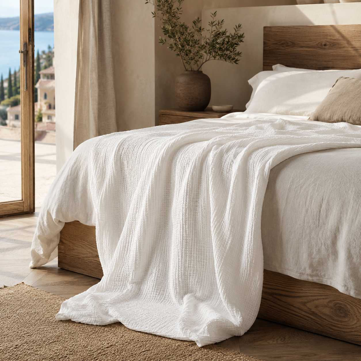 Coperta in Mussola Nuvéa™ – Morbida, Leggera e Traspirante
