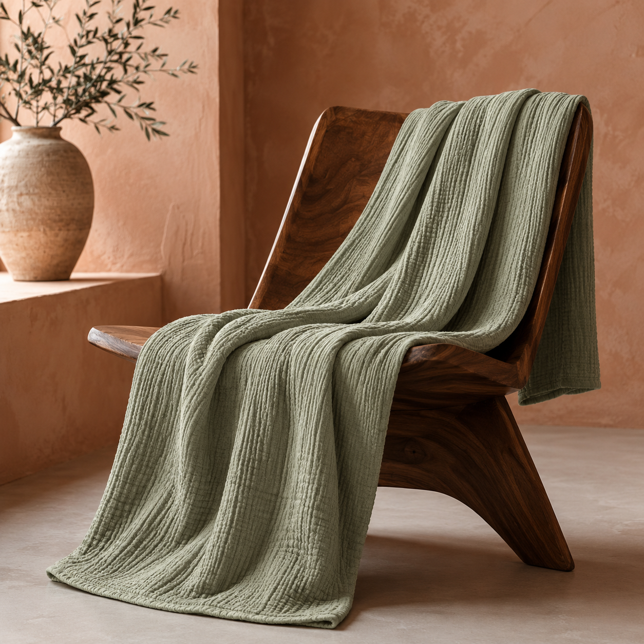 Coperta in Mussola Nuvéa™ – Morbida, Leggera e Traspirante