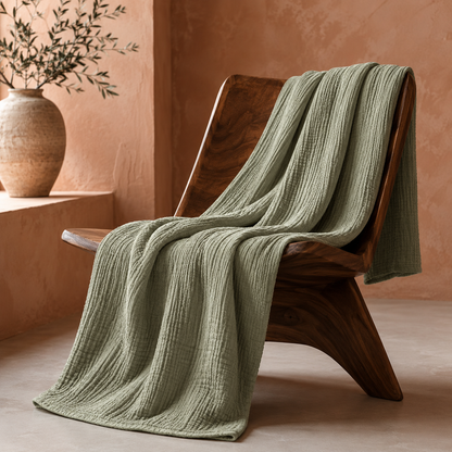 Coperta in Mussola Nuvéa™ – Morbida, Leggera e Traspirante
